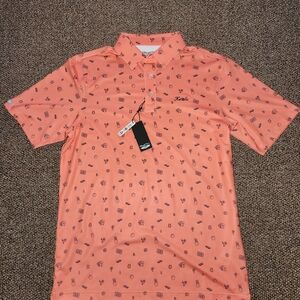 Men's Orange Polo Shirt